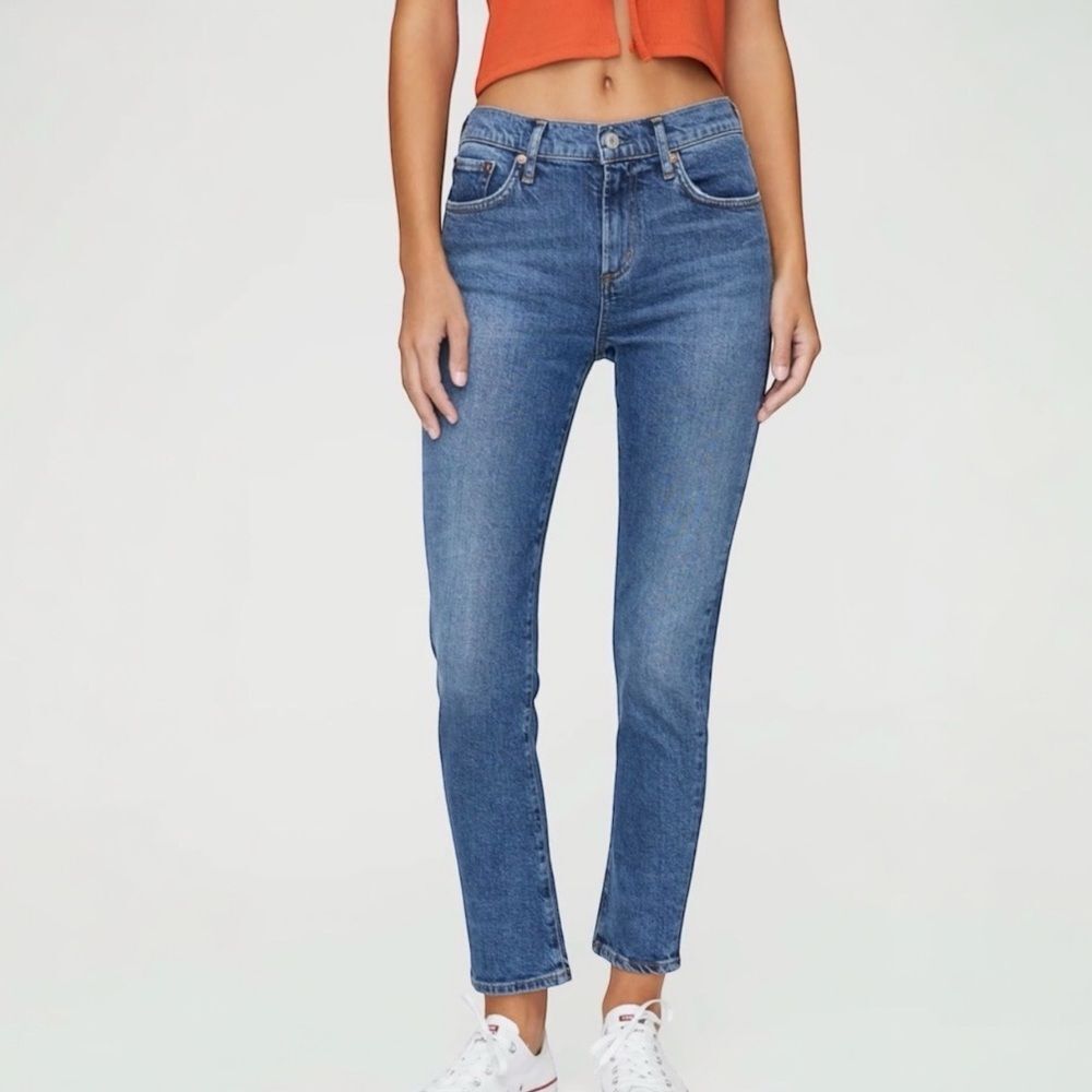Agolde Jeans Toni Straight Leg Blue Size 28